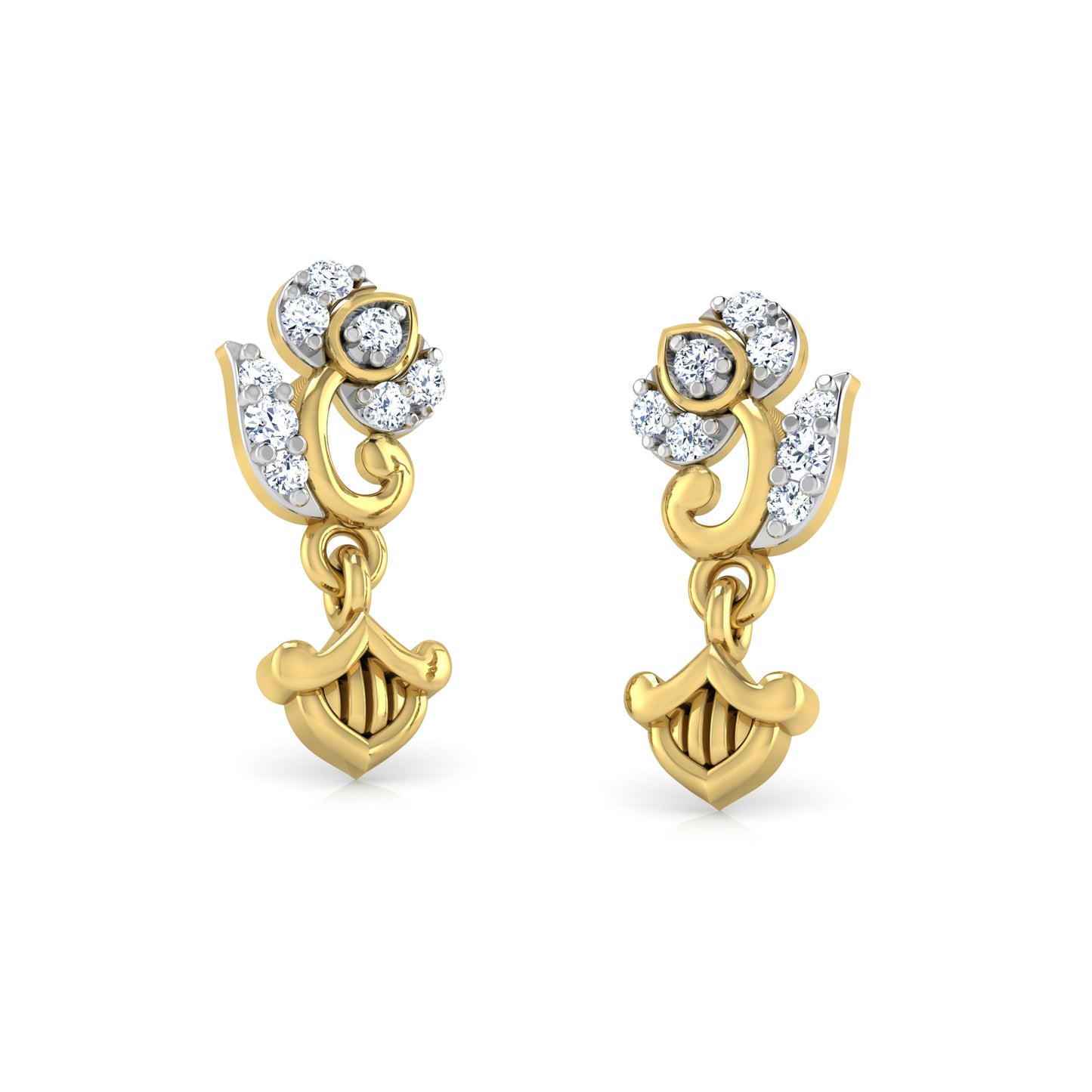 Regal Rainforest Earrings 18K