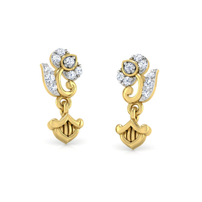 Regal Rainforest Earrings 18K