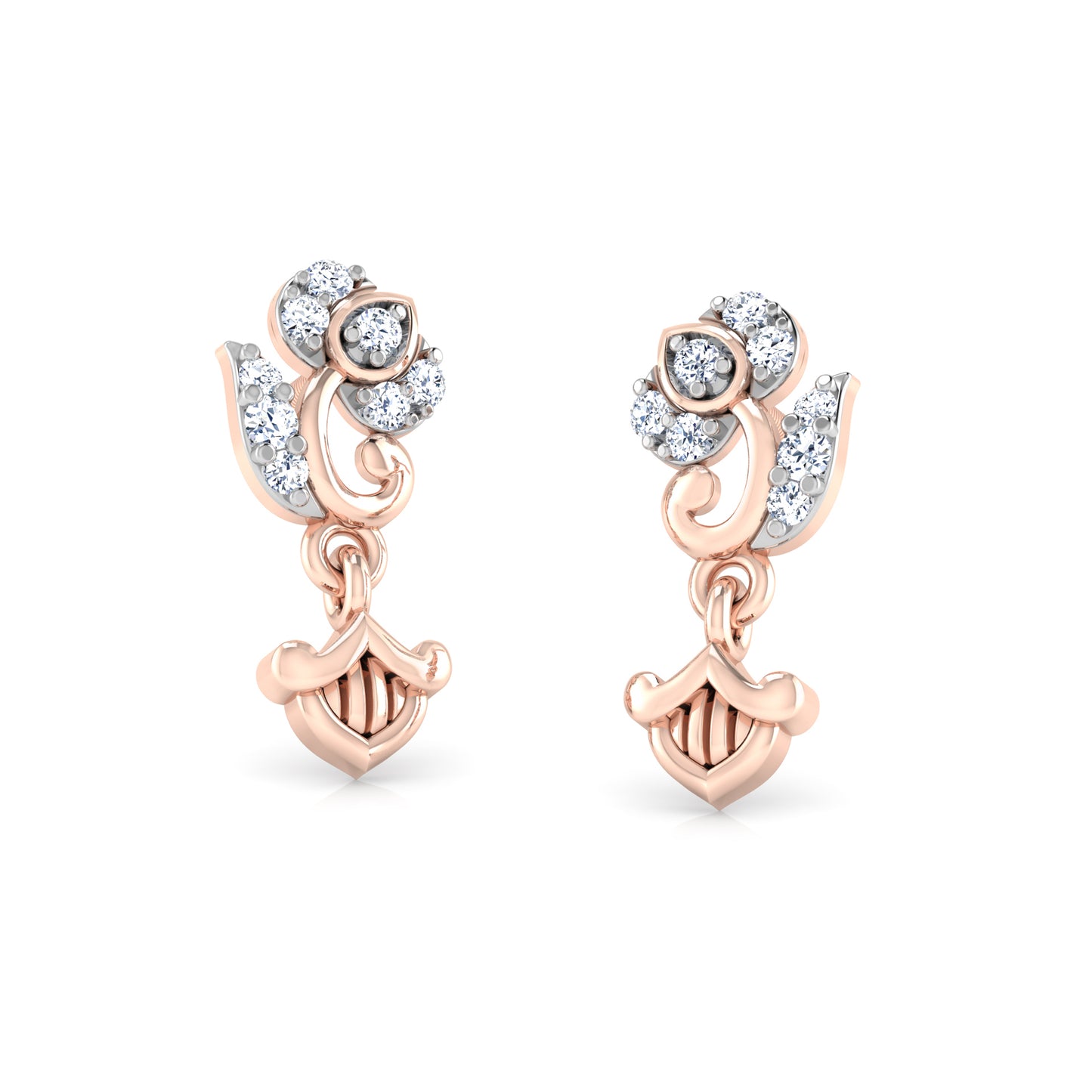 Regal Rainforest Earrings 18K