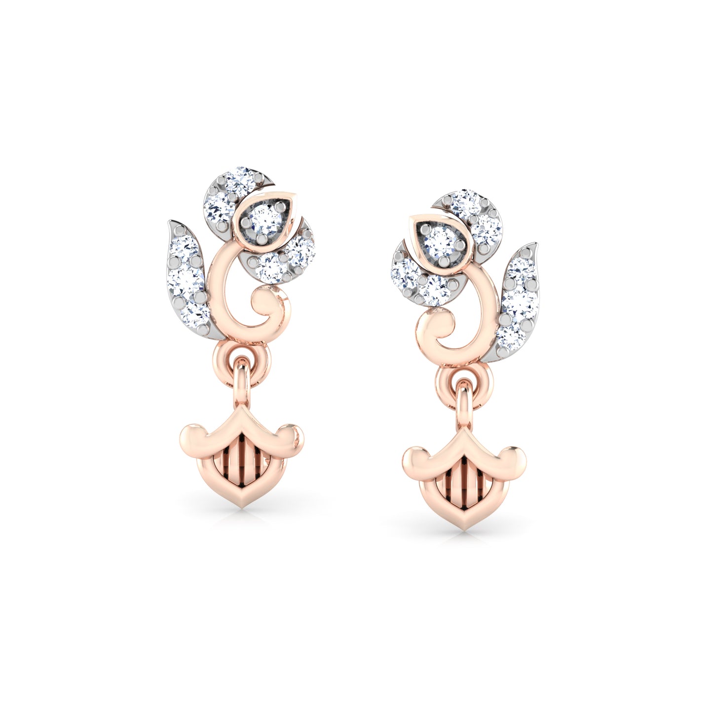 Regal Rainforest Earrings 18K