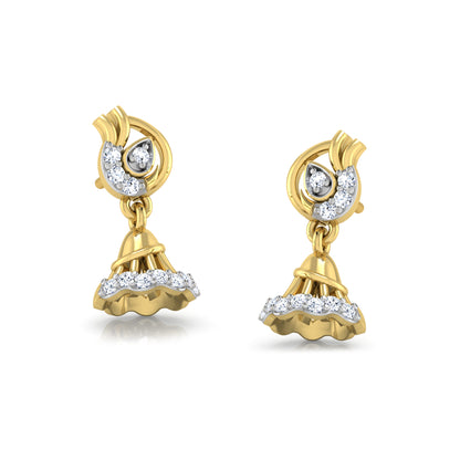 Prismatic Petunia Earrings 18K