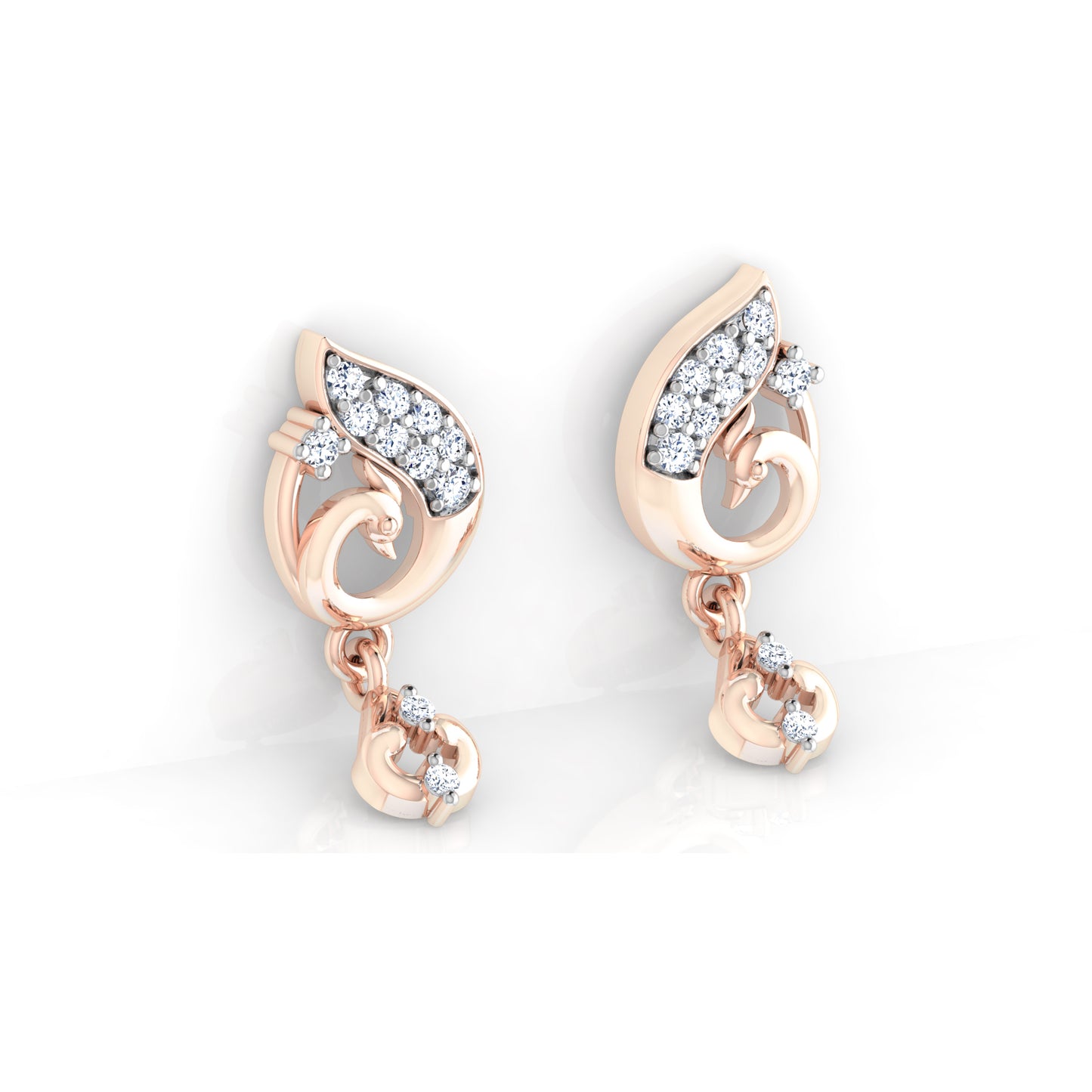 Moonstone Earrings 18K