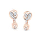 Serene Sapphire Whisper Earrings 18K