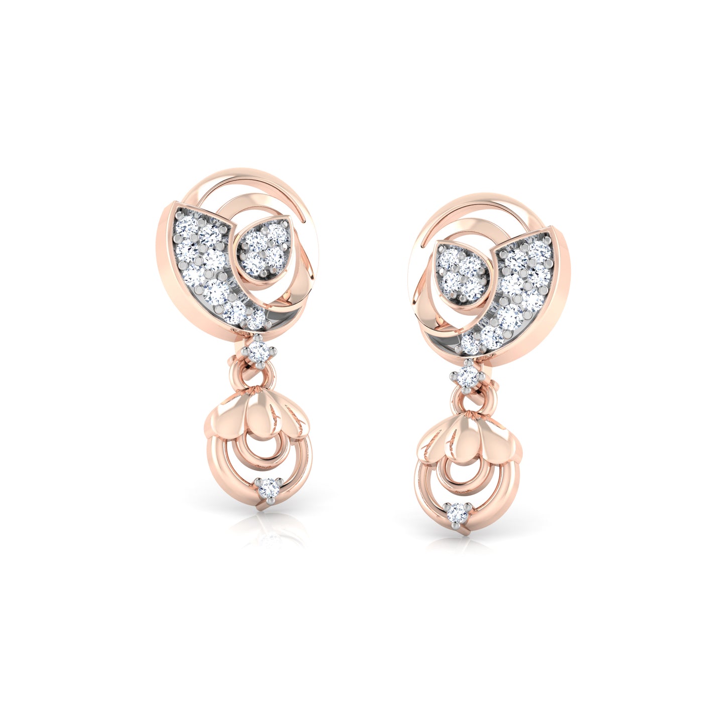Serene Sapphire Whisper Earrings 18K