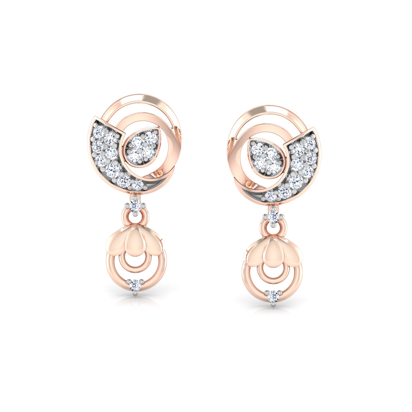 Serene Sapphire Whisper Earrings 18K