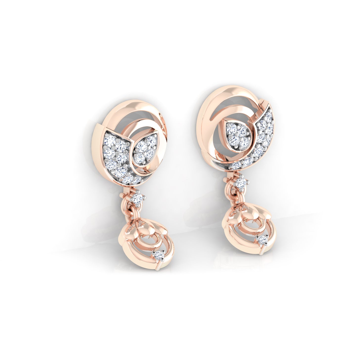 Serene Sapphire Whisper Earrings 18K