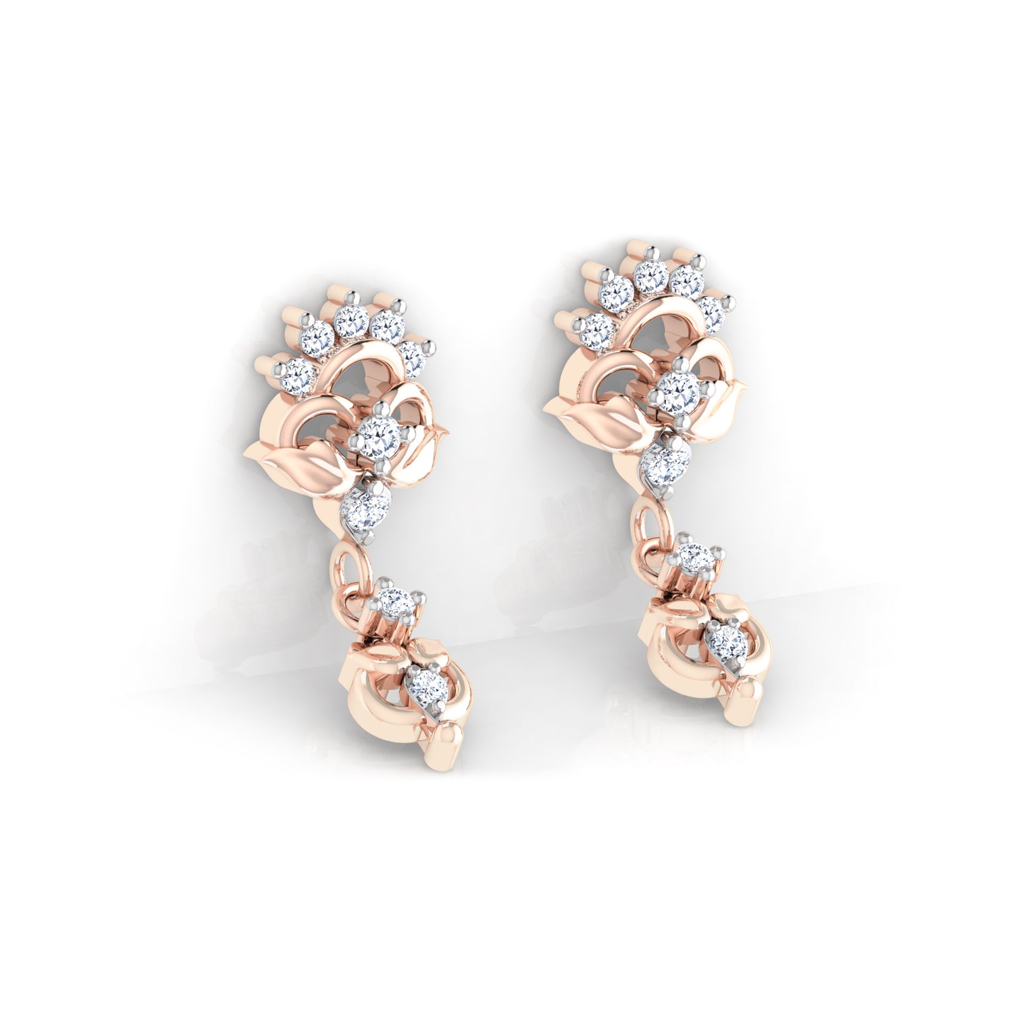 Ethereal Ember Earrings 18K