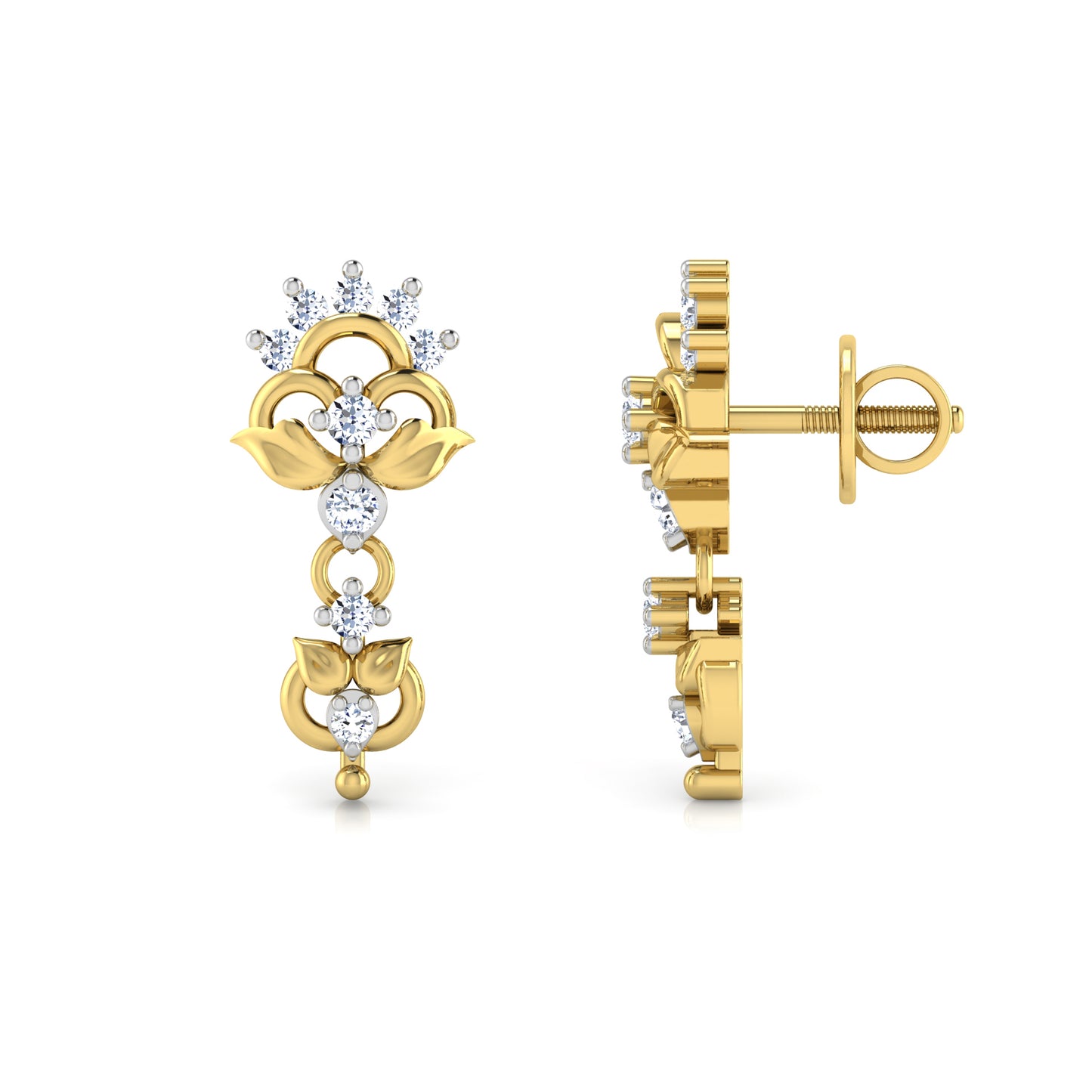 Ethereal Ember Earrings 18K
