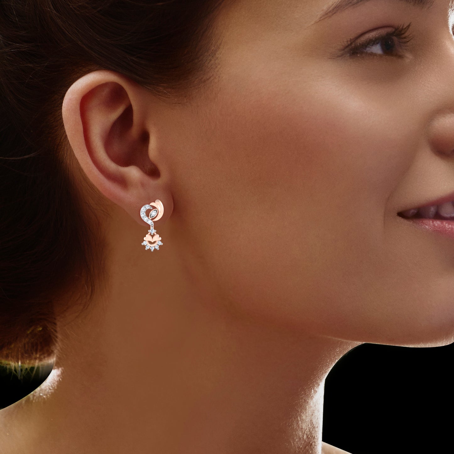 Tranquil Earrings 18K