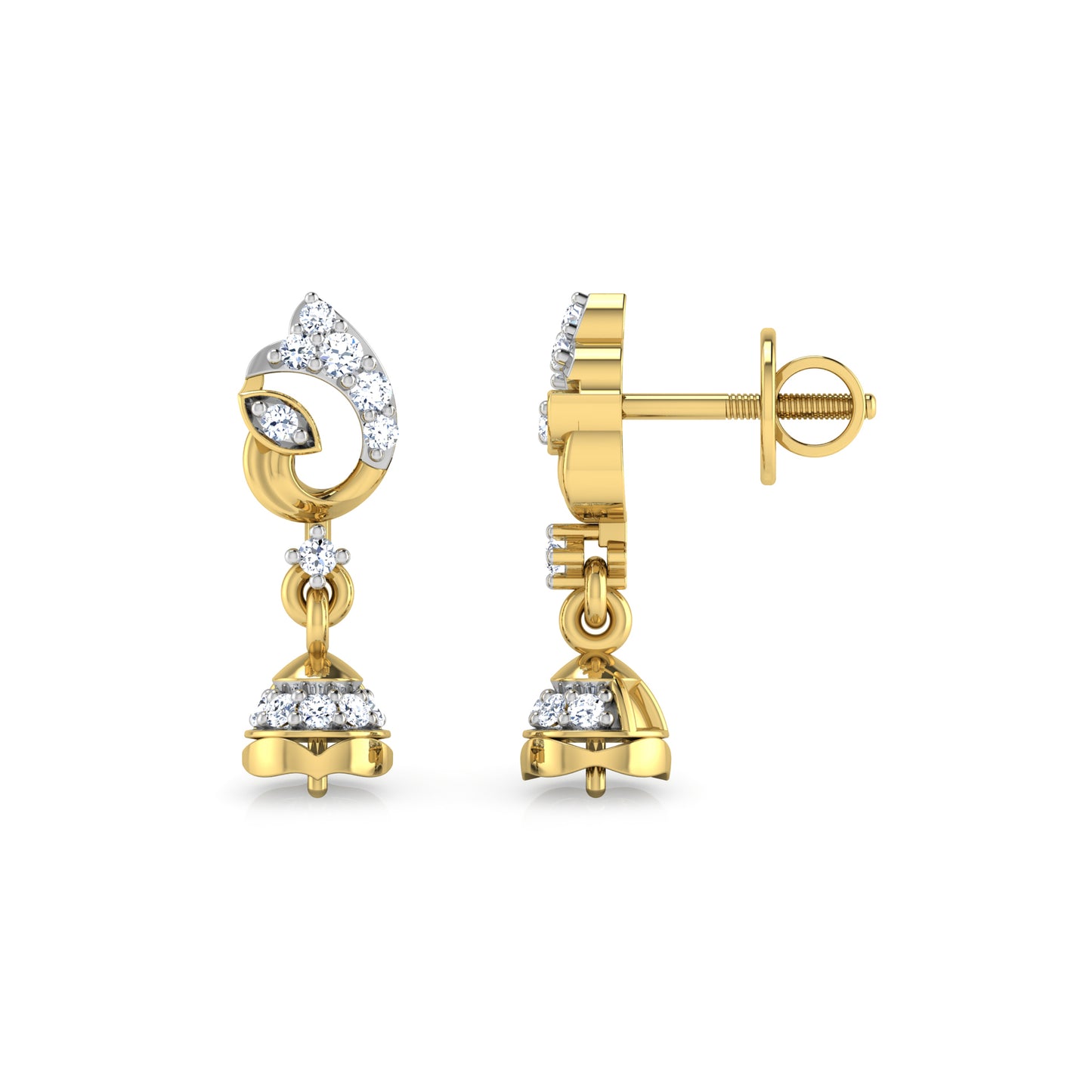 Gossamer Glamour Earrings 18K