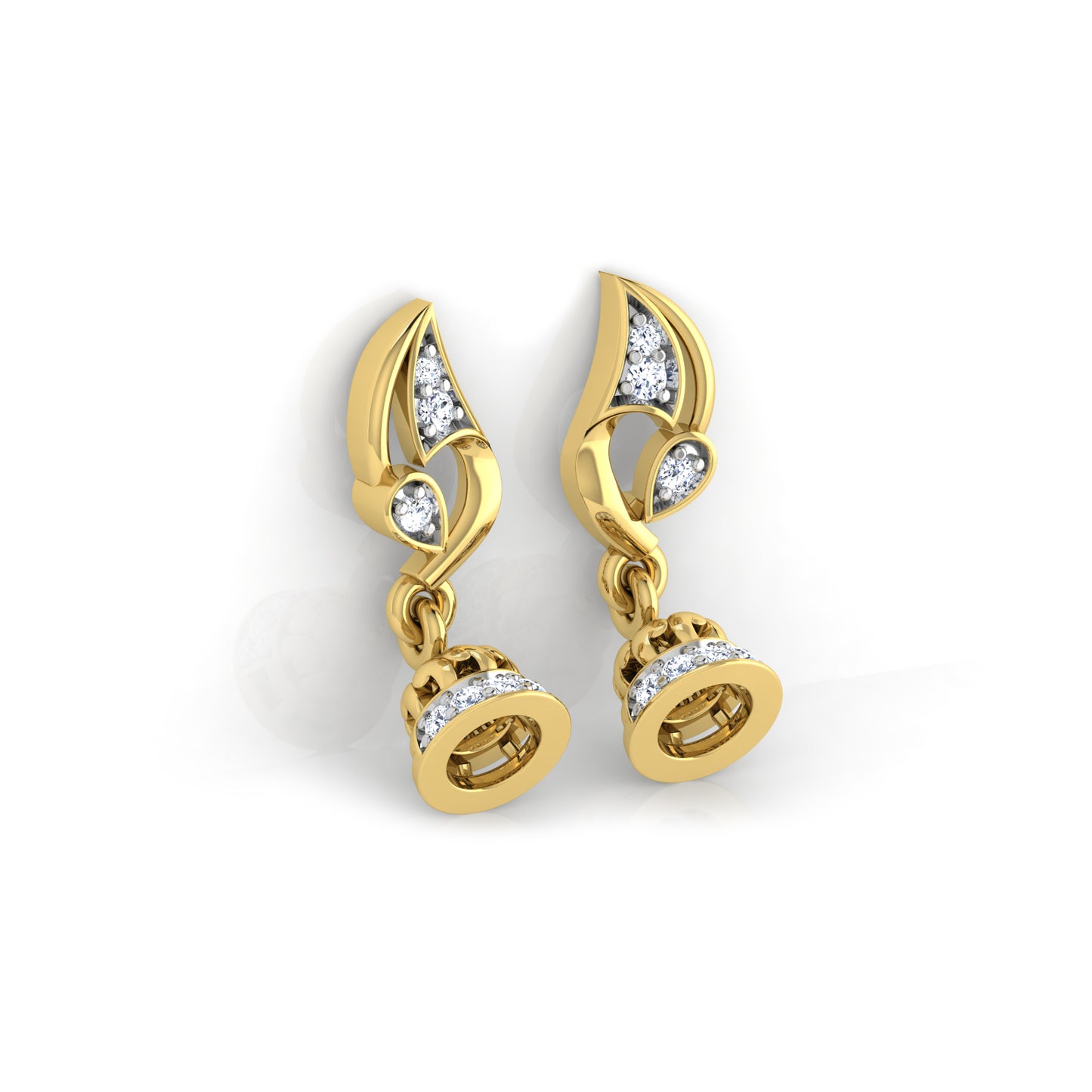 Prismatic Earrings 18K