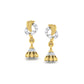 Crescent Earrings 18K