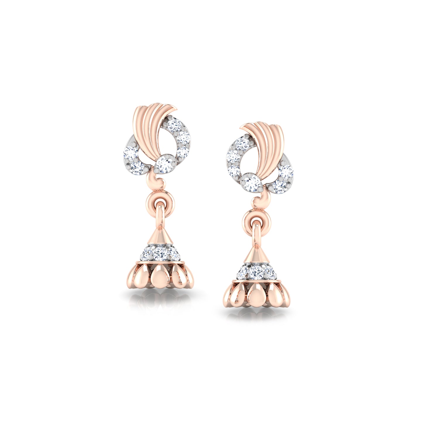 Crescent Earrings 18K