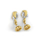 Crescent Earrings 18K