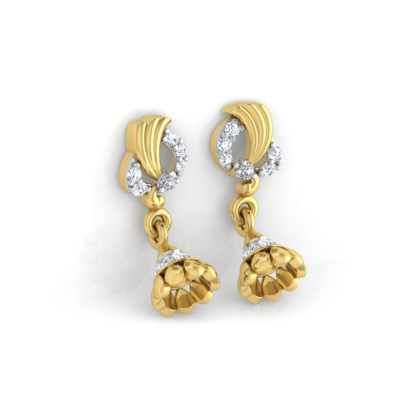 Crescent Earrings 18K