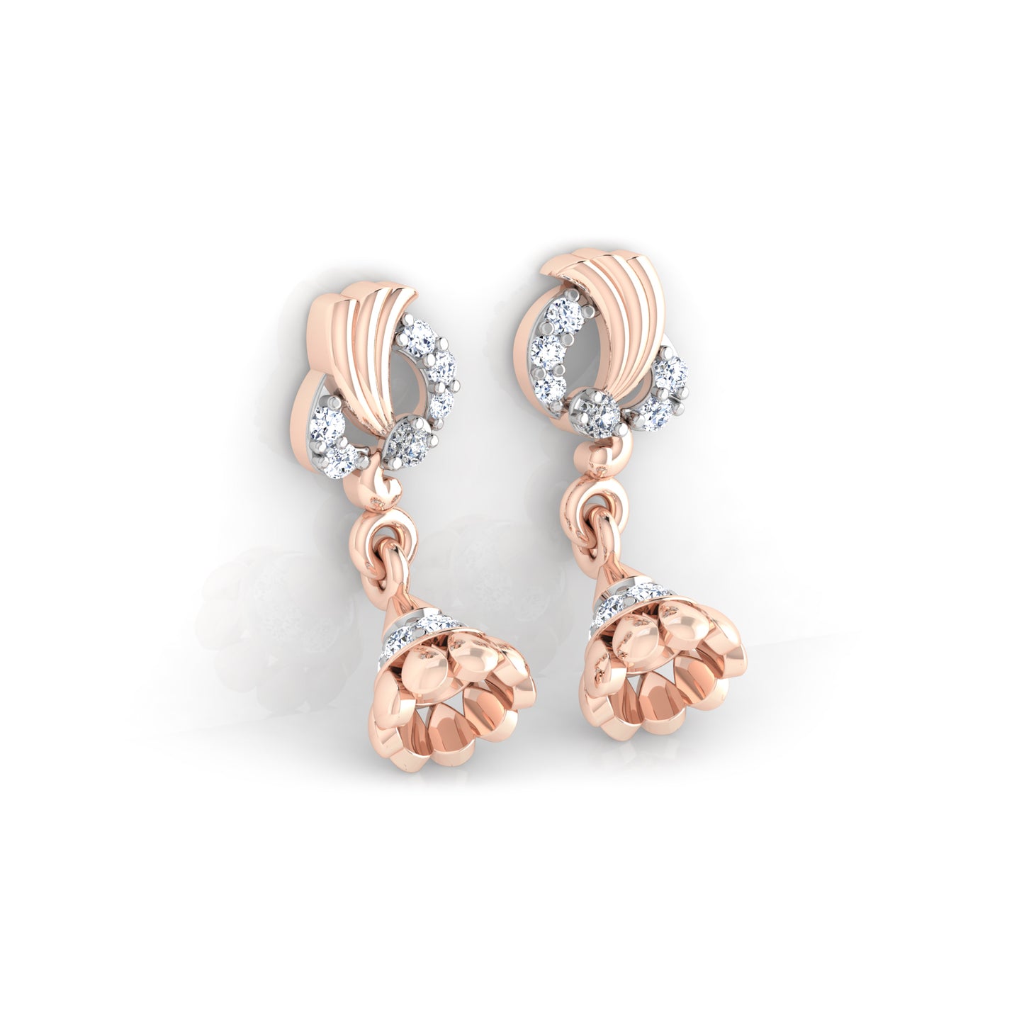Crescent Earrings 18K