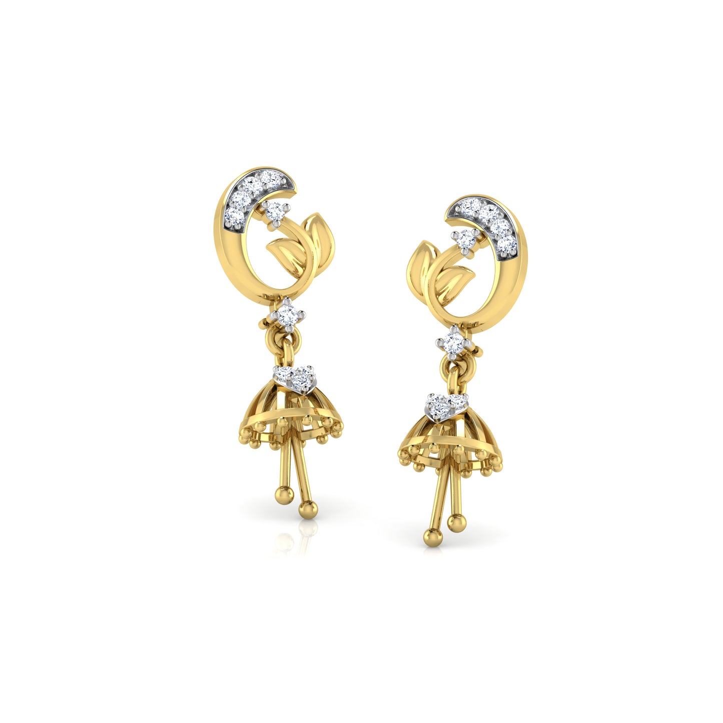 Lustrous Lilac Earrings 18K