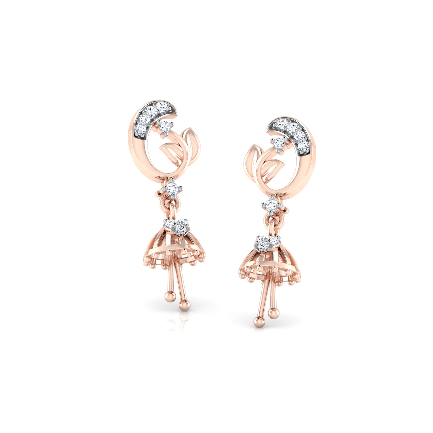 Lustrous Lilac Earrings 18K