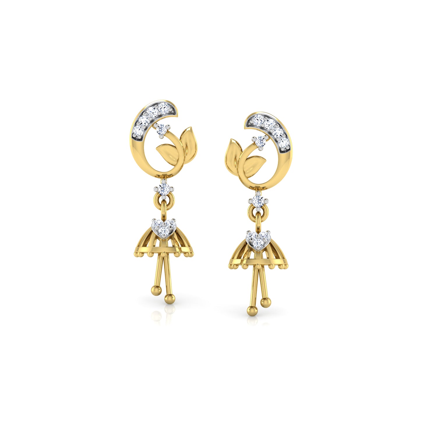 Lustrous Lilac Earrings 18K