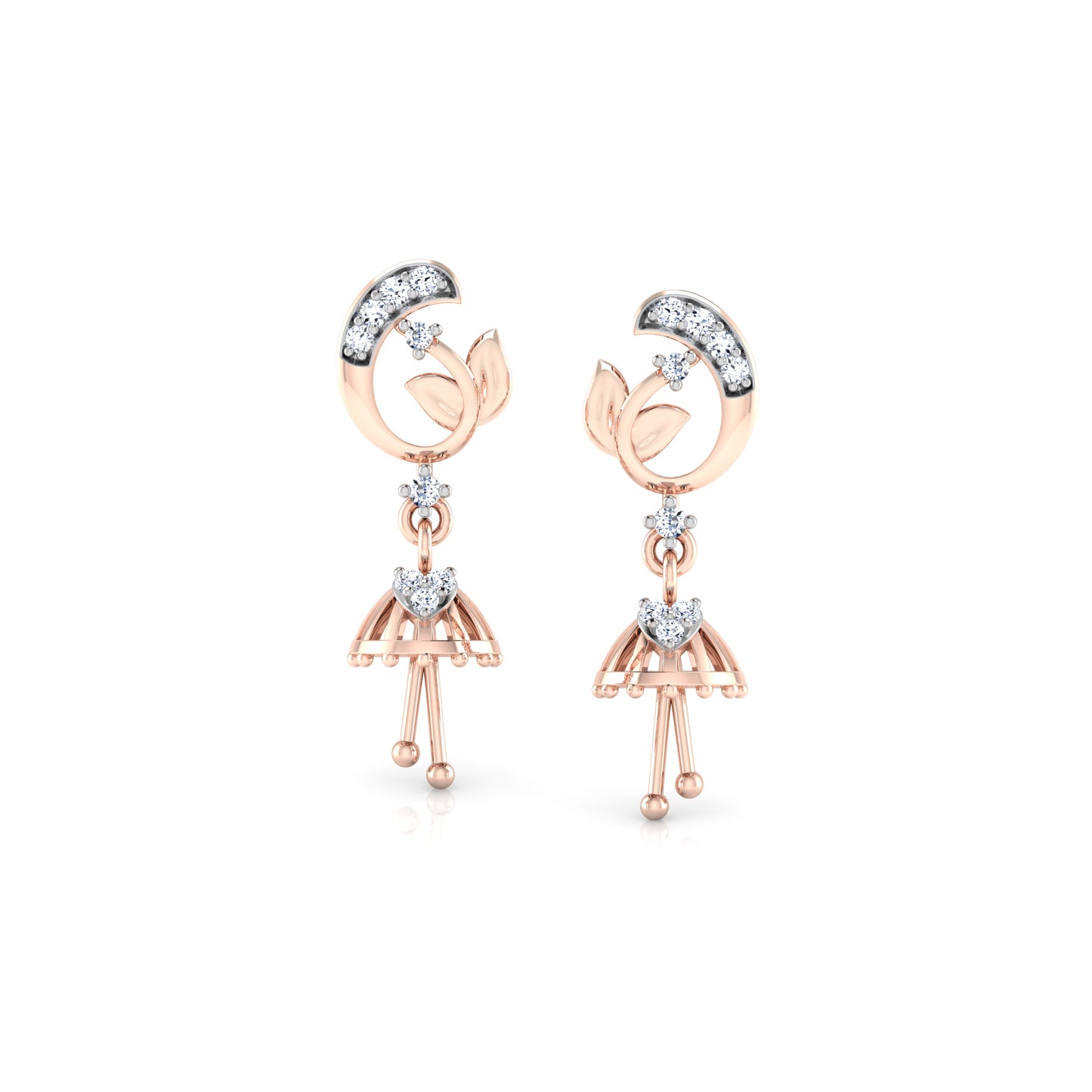 Lustrous Lilac Earrings 18K