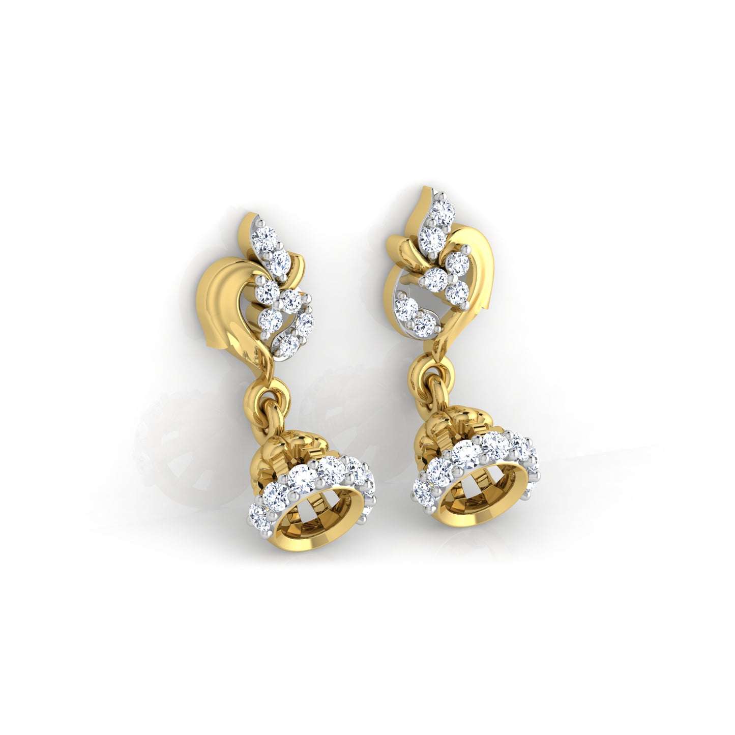 Glowing Glamour Earrings 18K