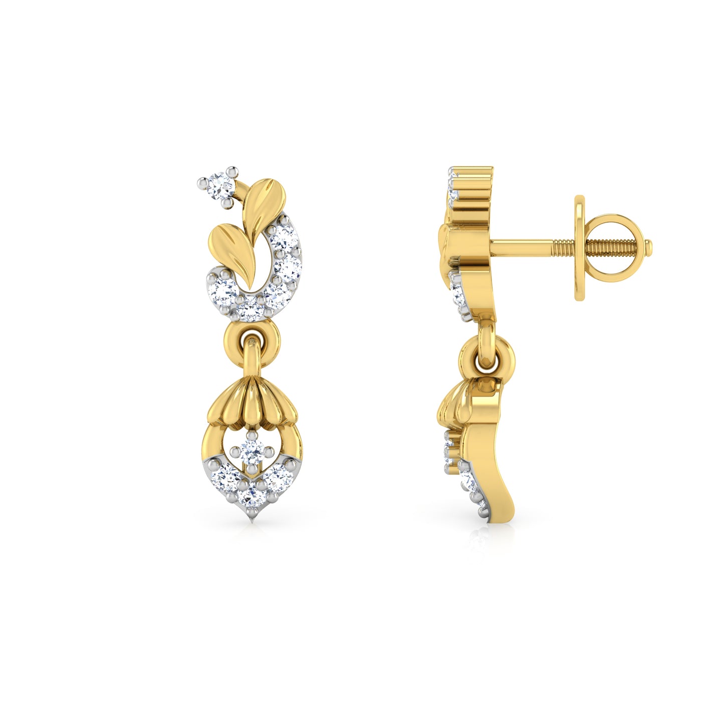 Moonbeam Earrings 18K