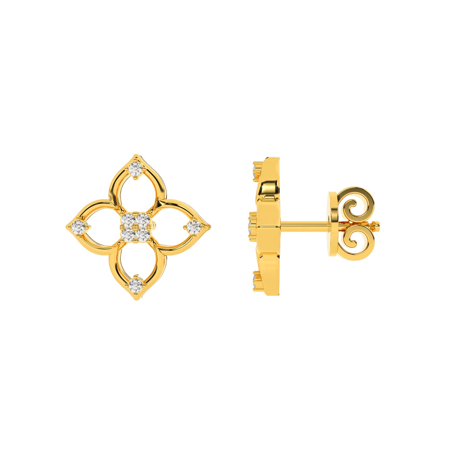 Celestial Serenity Earrings 18K