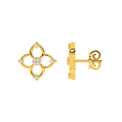 Celestial Serenity Earrings 18K