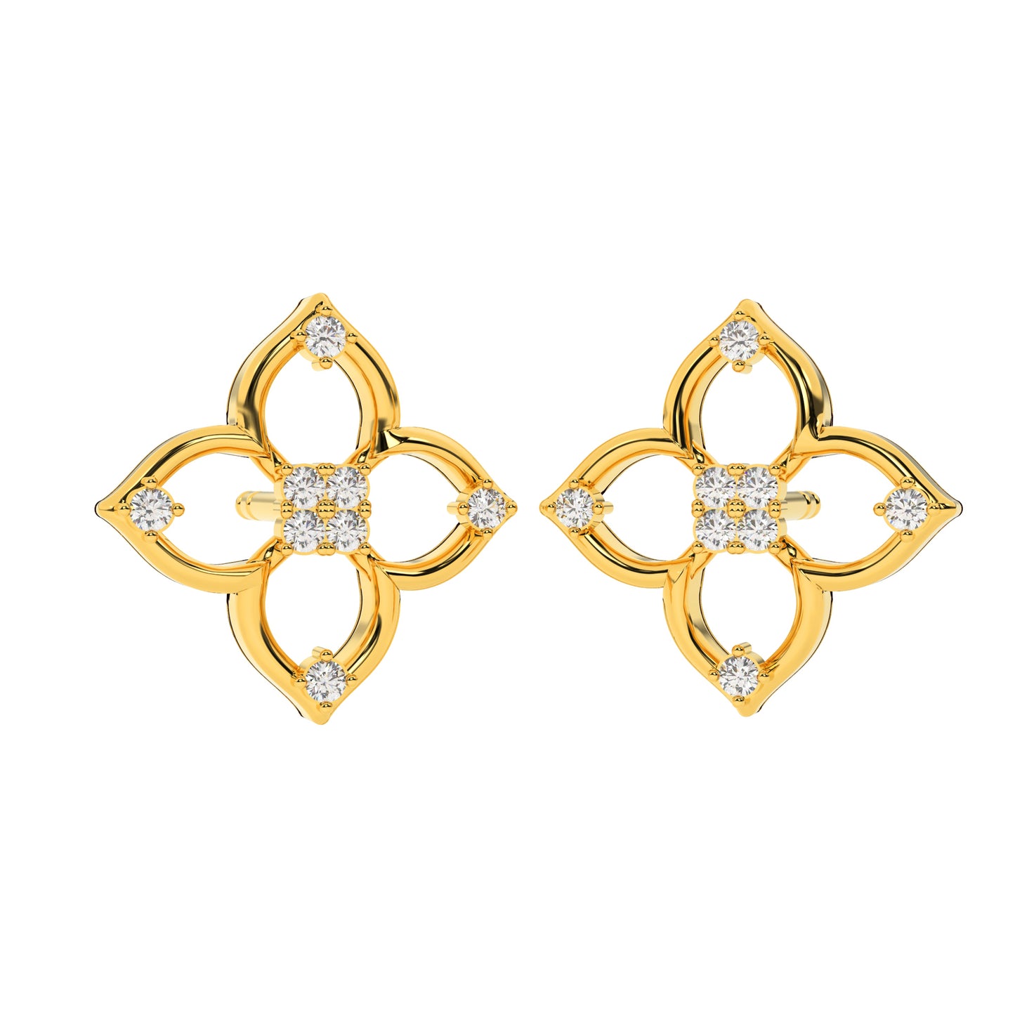 Celestial Serenity Earrings 18K