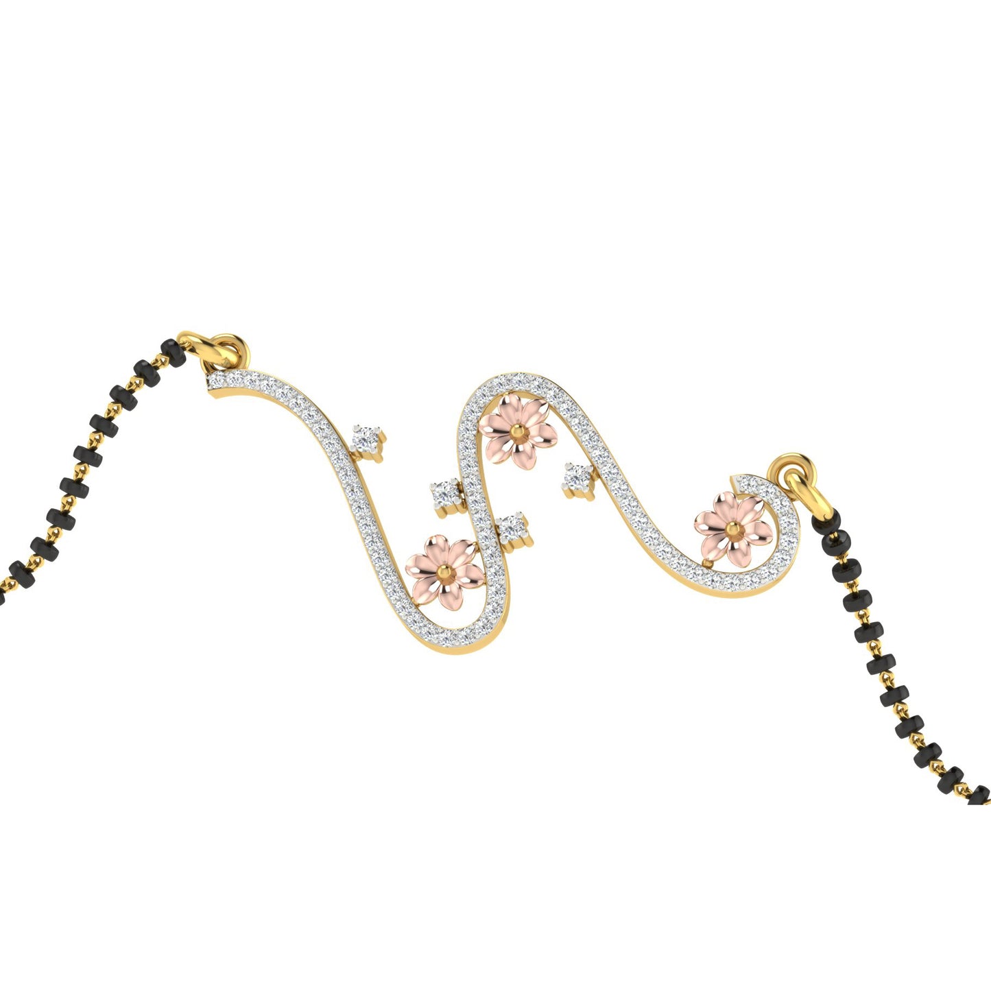 Sowbhagyavati Sanskar Mangalsutra 18k