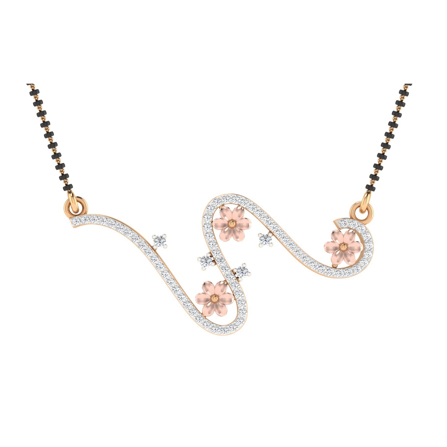 Sowbhagyavati Sanskar Mangalsutra 18k