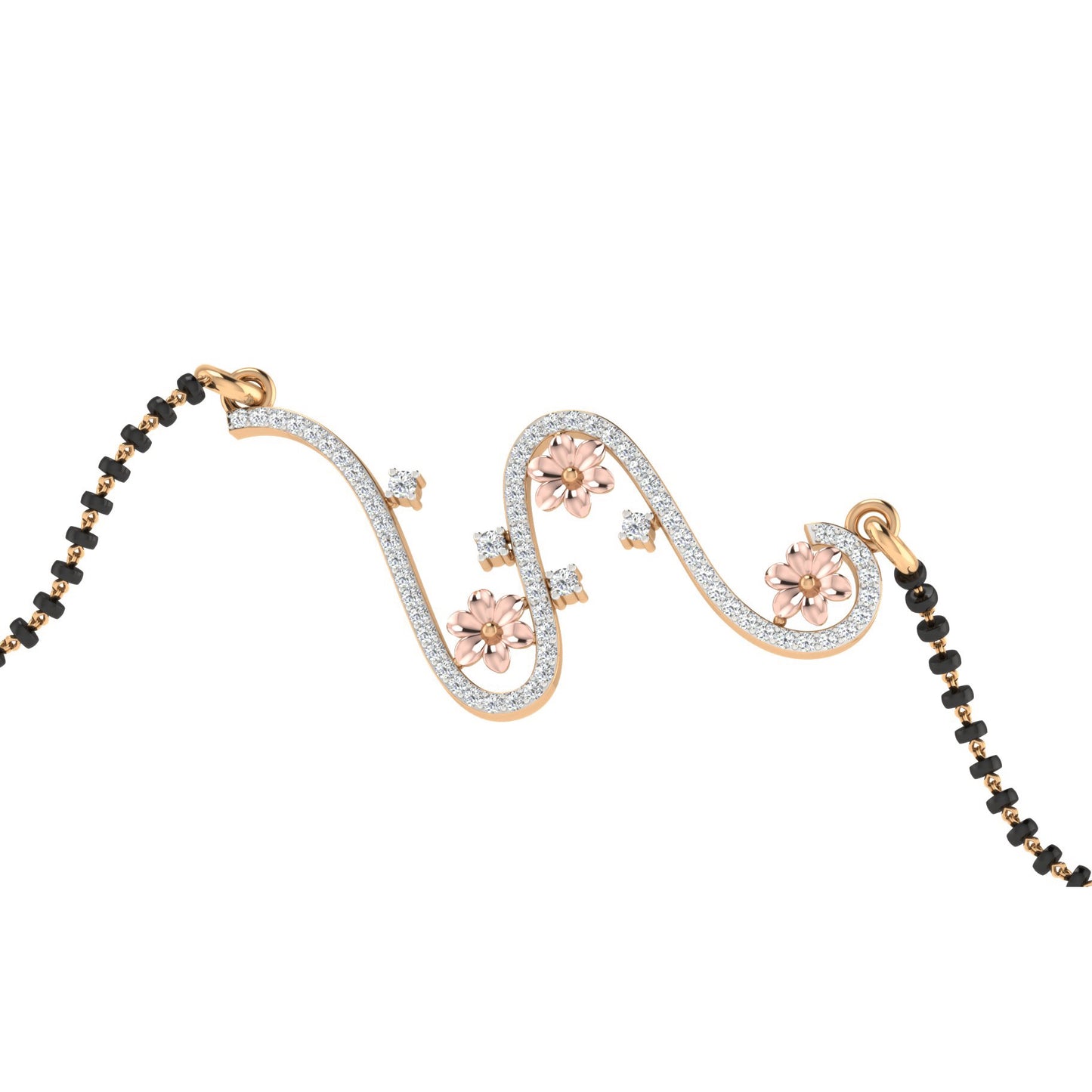 Sowbhagyavati Sanskar Mangalsutra 18k