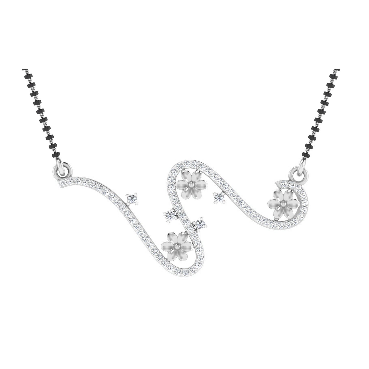 Sowbhagyavati Sanskar Mangalsutra 18k