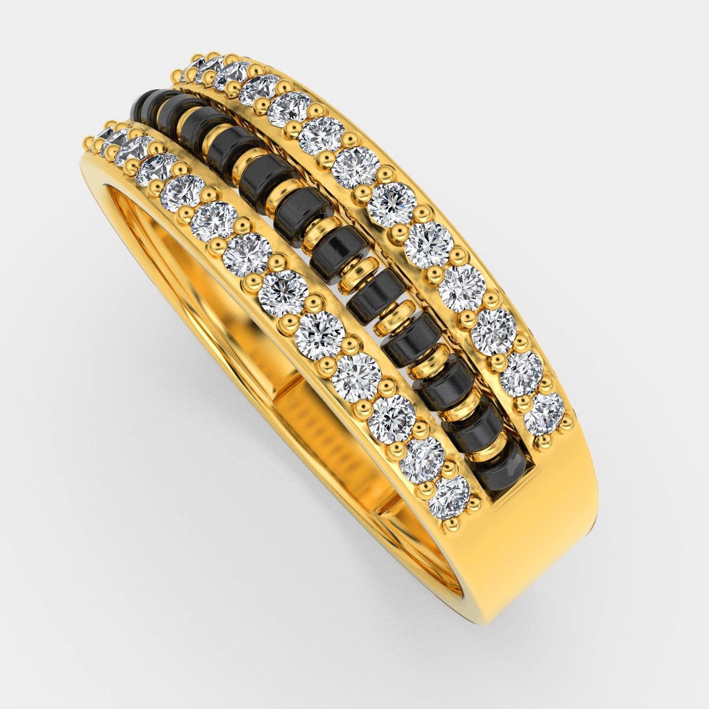 Cascade 18Kt Diamond Ring