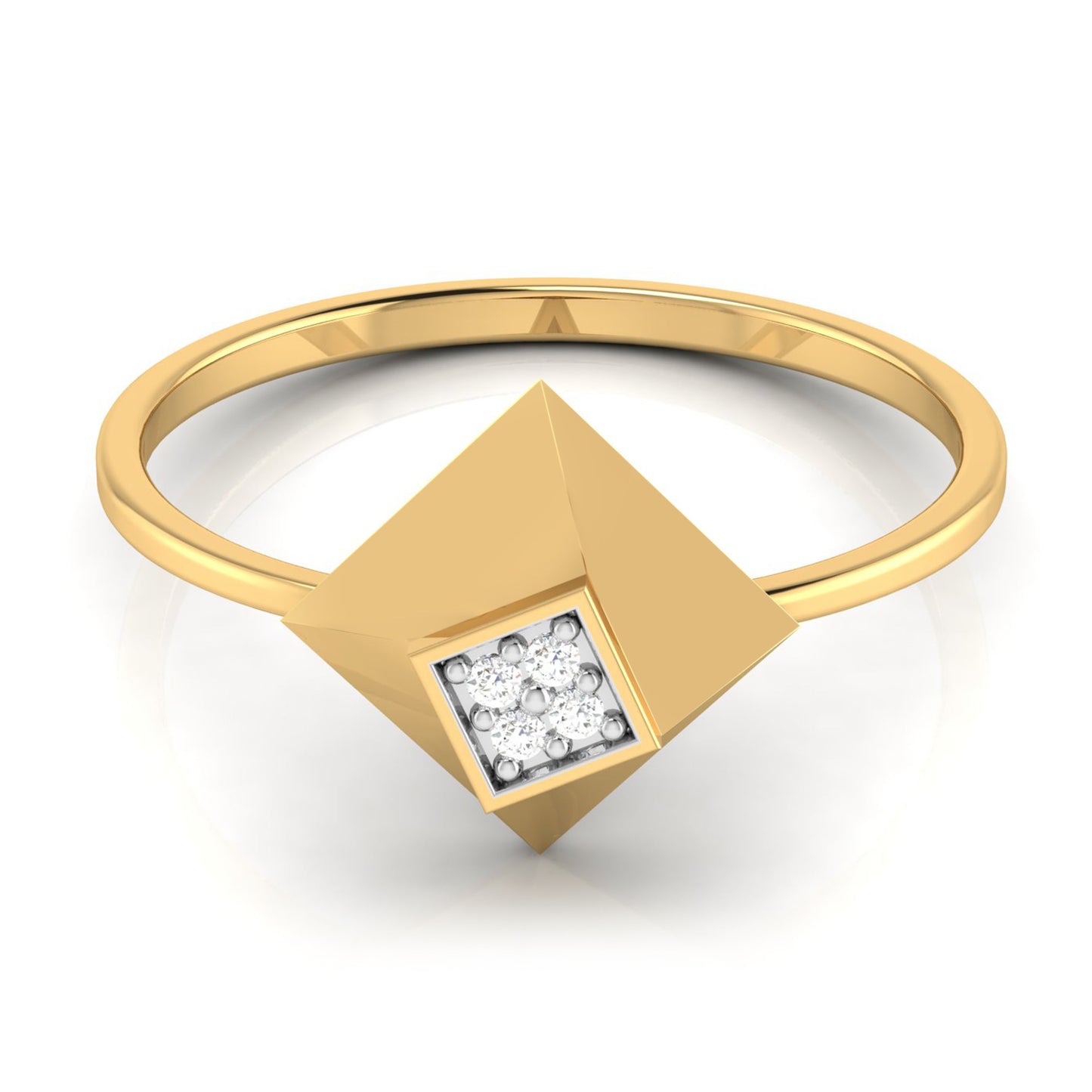 Regal Radiance Redux 14Kt Diamond Ring