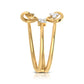 Opulent Oceanic Opus 18Kt Diamond Ring