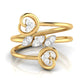 Opulent Oceanic Opus 18Kt Diamond Ring
