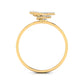 Radiant Rose Quartz Radiance 18Kt Diamond Ring
