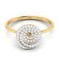 Radiant Rose Quartz Radiance 18Kt Diamond Ring