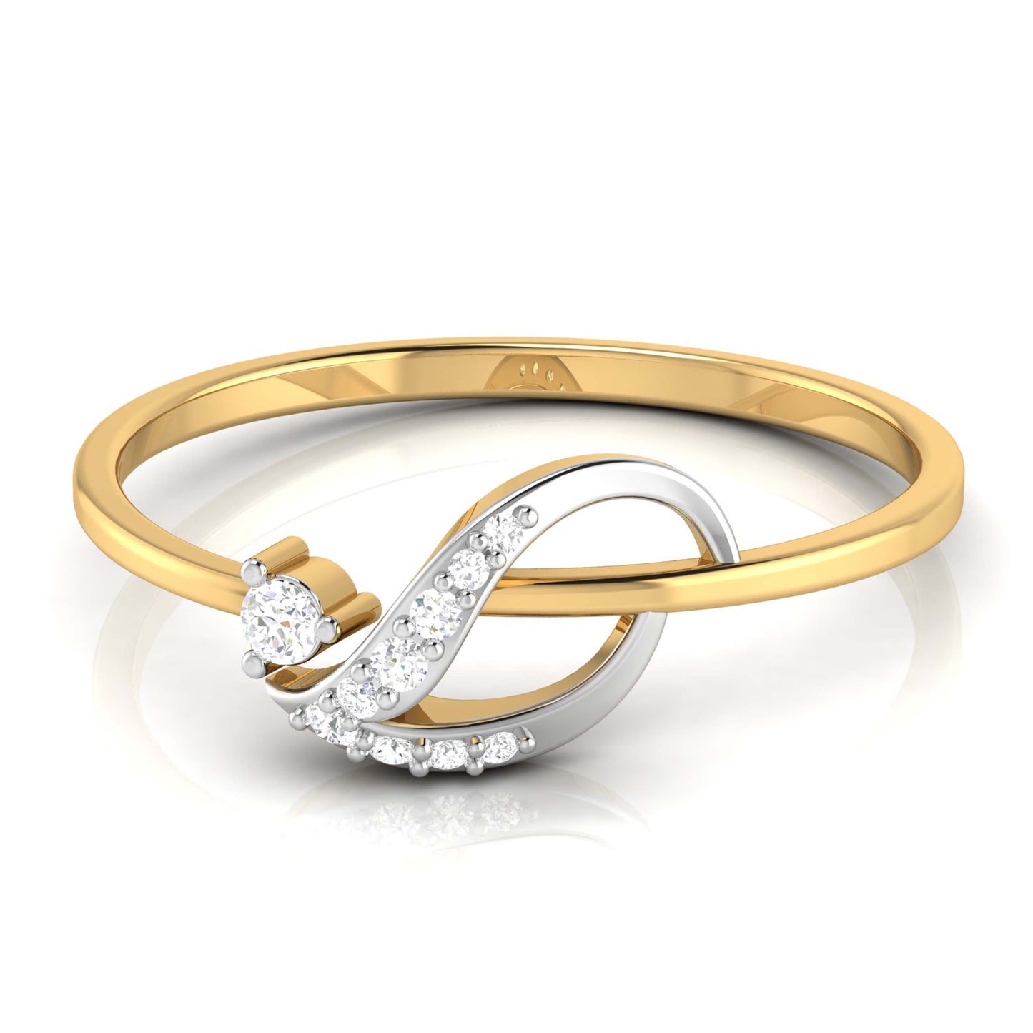 Enigmatic Eclipse 18Kt Diamond Ring