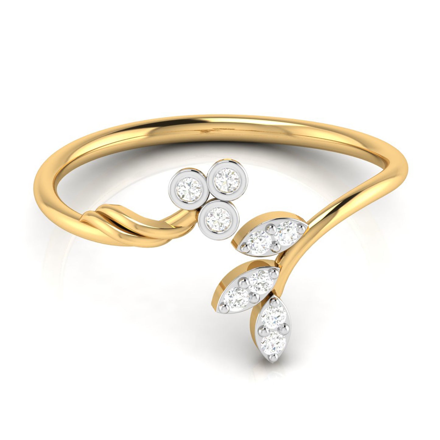 Opulent Oasis 14Kt Diamond Ring