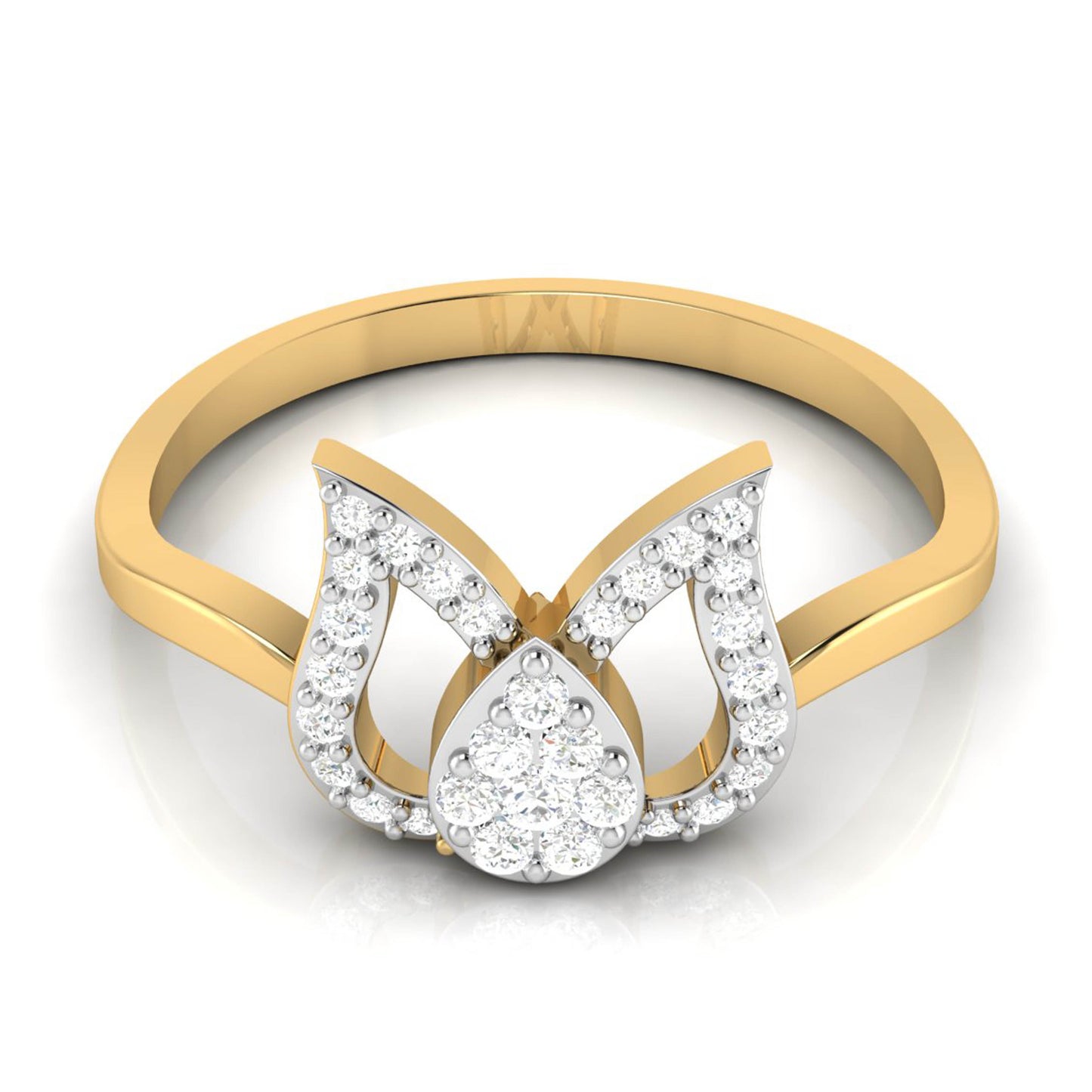 Heavenly Haze 14Kt Diamond Ring