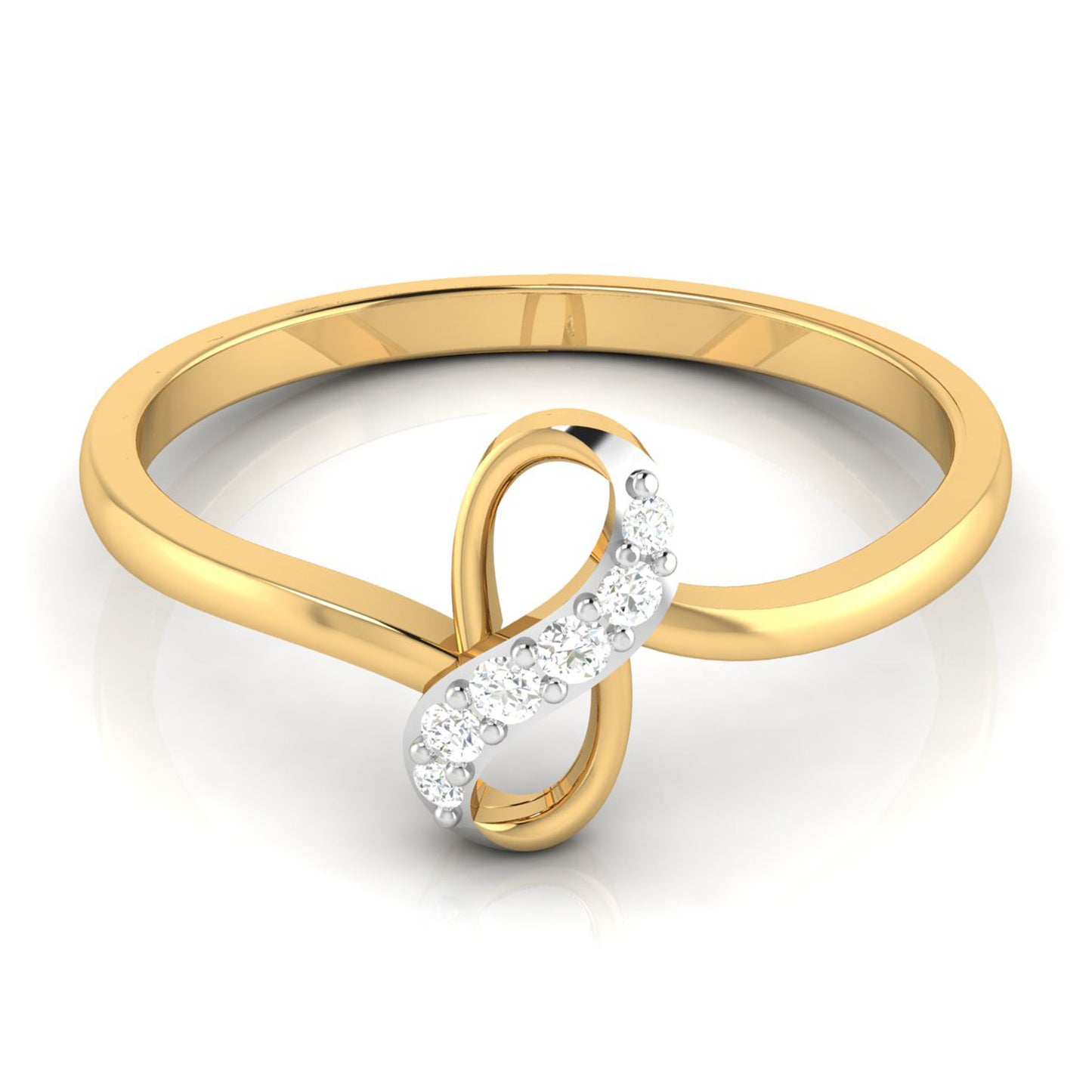 Moonlit Meadow 14Kt Diamond Ring