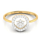Radiant Rhapsody 18Kt Diamond Ring