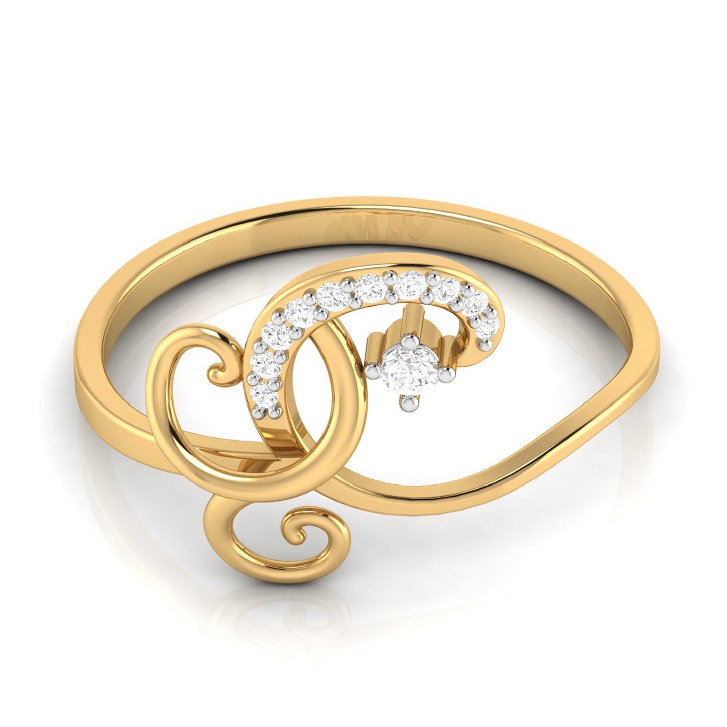 Harmonic Hues 18Kt Diamond Ring