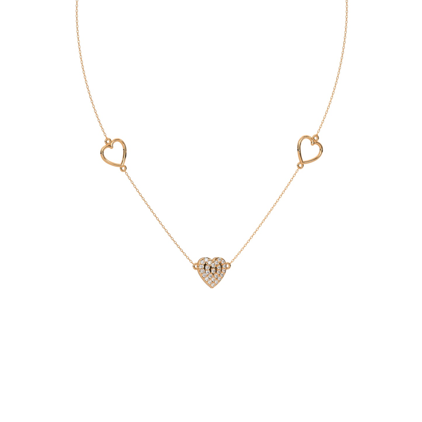 Radiant Reflection Diamond Necklace