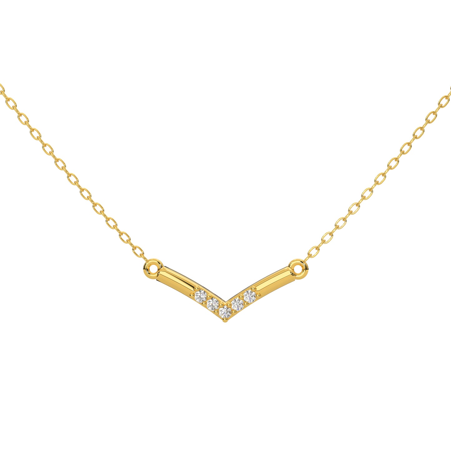 Shining Symphony Chain Necklace 18k