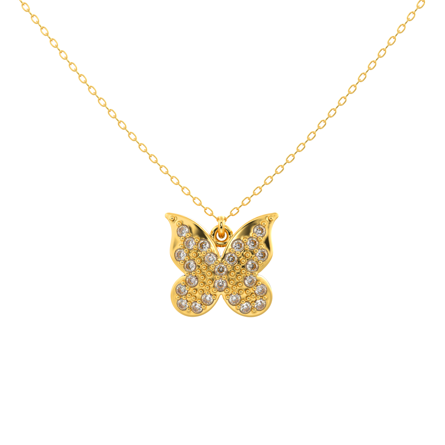 Opulent Orchid Necklace 18k