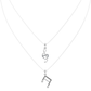 Aurora Amour Necklace 18k