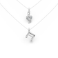 Aurora Amour Necklace 18k